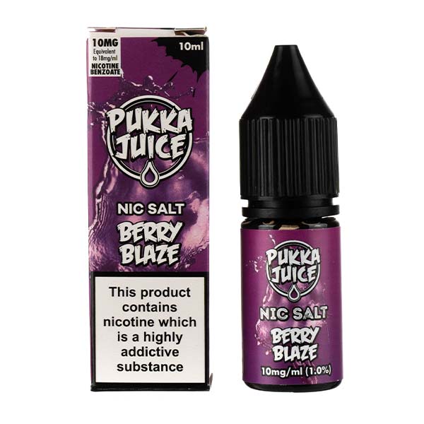 Berry Blaze Nic Salt E-Liquid By Pukka Juice | Vape Superstore