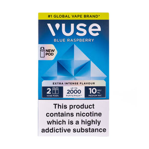 VPro NS Blue Raspberry Vuse Pro Pod Nic Salt Refills - 10mg