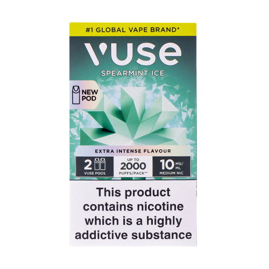 VPro NS Spearmint Ice Vuse Pro Pod Nic Salt Refills - 10mg