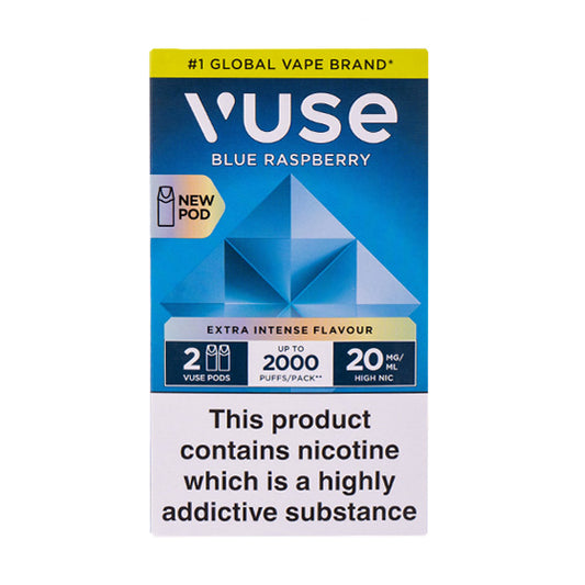 VPro NS Blue Raspberry Vuse Pro Pod Nic Salt Refills - 20mg