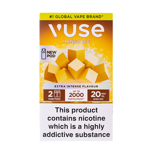 VPro NS Mango Ice Vuse Pro Pod Nic Salt Refills - 20mg