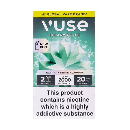 VPro NS Spearmint Ice Vuse Pro Pod Nic Salt Refills - 20mg