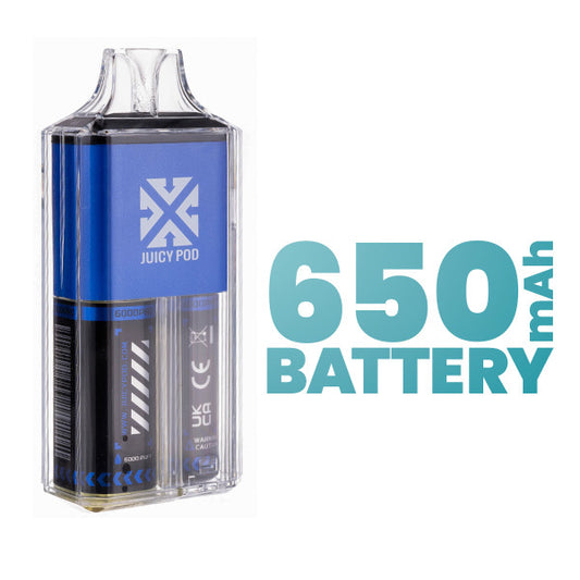 Juicy Pod 6000 Pro Disposable - 650mAh Battery 