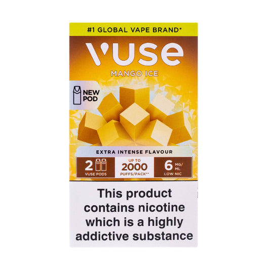 VPro NS Mango Ice Vuse Pro Pod Nic Salt Refills - 6mg