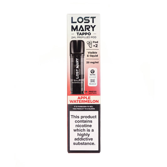 Apple Watermelon Tappo Prefilled Pods by Lost Mary