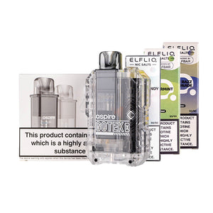 Aspire GoTek X ELFLIQ Bundle - Transparent