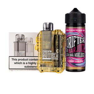 Aspire GoTek X Nicotine Free Bundle - Translucent Yellow