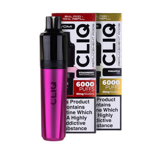 Avomi Cliq 6000 Prefilled Pod Kit Bundle