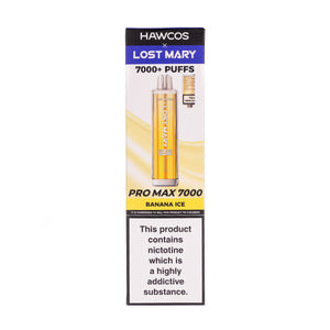 Lost Mary x Hawcos Pro Max 7000 Disposable Vape - Banana Ice