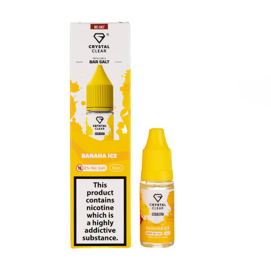 Banana Ice Nic Salt E-Liquid by Crystal Clear