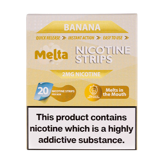 Banana Nicotine Strips by Melta