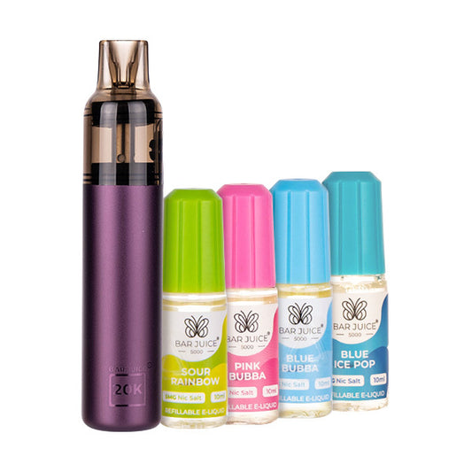 Bar Juice 20k Disposable Kit Bundle - Purple