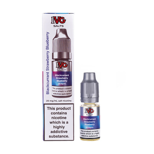 Blackcurrant Strawberry Blueberry Nic Salt E-Liquid by IVG