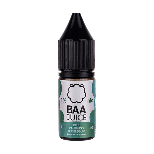 Blue Raspberry Bubblegum Nic Salt E-Liquid by Baa Juice