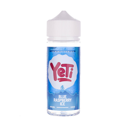 Blue Raspberry Ice 100ml Shortfill E-Liquid by Yeti Summit