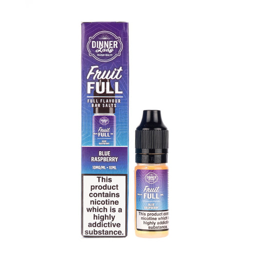 Blue Raspberry Nic Salt E-Liquid by Dinner Lady Fruit Full Bar Salts