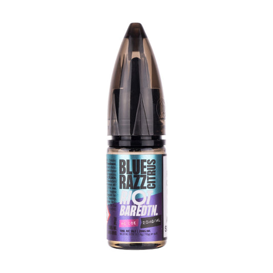 Blue Razz Citrus Nic Salt E-Liquid by Riot Squad Bar Edtn