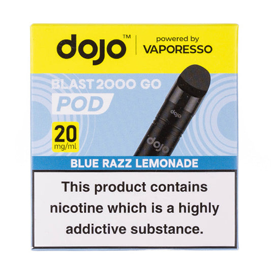 Blue Razz Lemonade Dojo Blast 2000 Go Prefilled Pod + Refill by Vaporesso