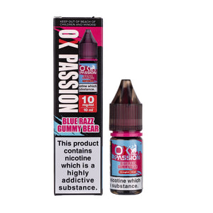 Blue Razz Gummy Nic Salt E-Liquid by Oxva Ox Passion