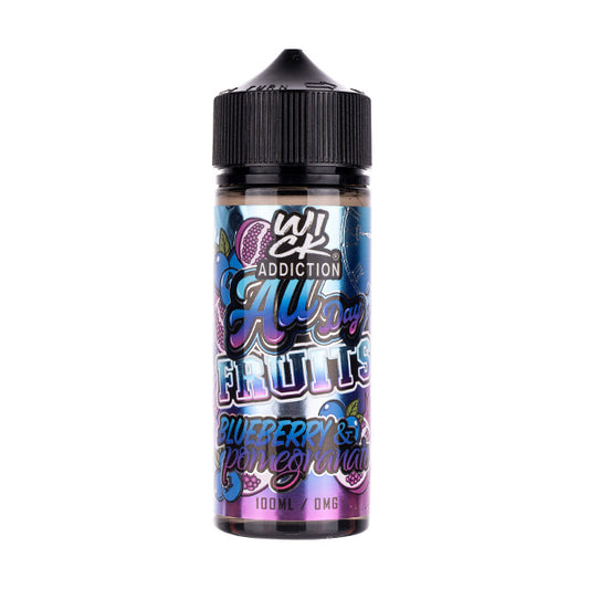 Blueberry Pomegranate 100ml Shortfill E-Liquid by Wick Addiction