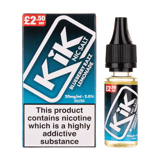 Blueberry Razz Lemonade Nic Salt E-Liquid by Kik