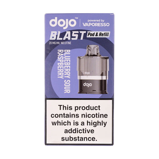 Blueberry Sour Raspberry Dojo Blast 6000 Prefilled Pod + Refill by Vaporesso