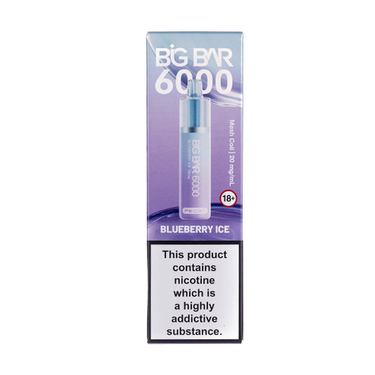 Feoba Big Bar 6000 Disposable Vape - Bluberry ice