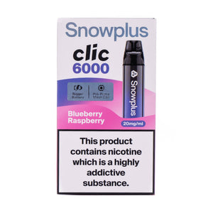 Snowplus Clic 6000 Disposable Vape - Blueberry Raspberry