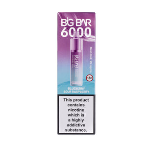 Feoba Big Bar 6000 Disposable Vape - Blueberry sour raspberry 