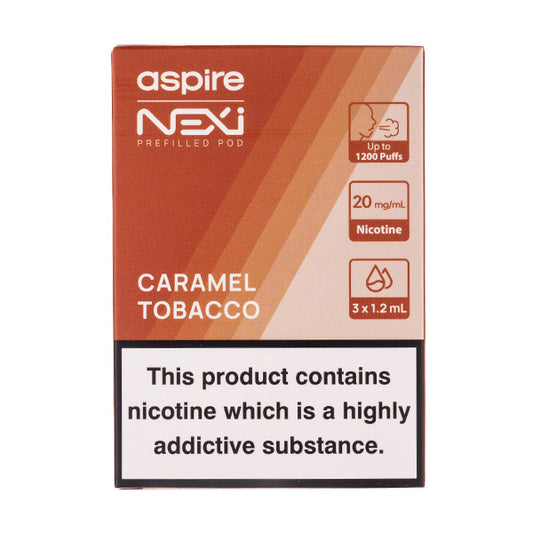 Caramel Tobacco Nexi One Prefilled Pods by Aspire
