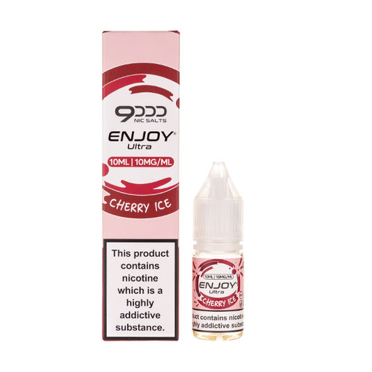 Cherry Ice Nic Salt E-Liquid by Enjoy Ultra 9000