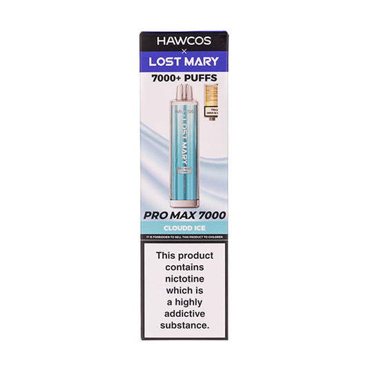 Lost Mary x Hawcos Pro Max 7000 Disposable Vape - Cloudd Ice