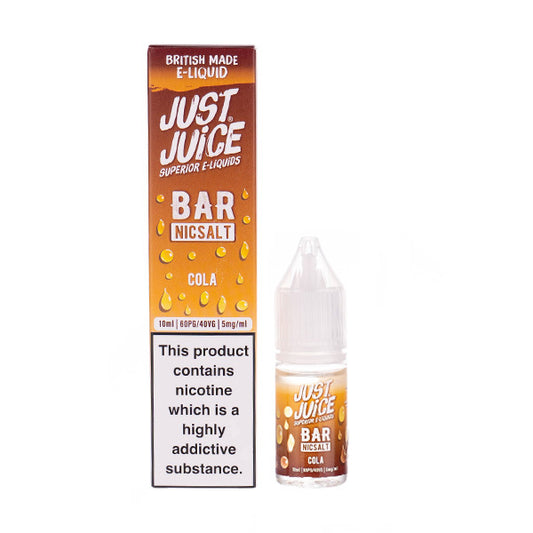 Cola Bar Nic Salt E-Liquid by Just Juice 