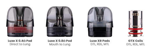 Vaporesso Luxe XR Max - Pods and coils