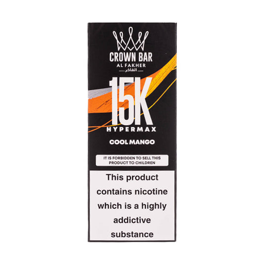 Al Fakher Crown Bar Hypermax 15k Disposable Vape - Cool Mango