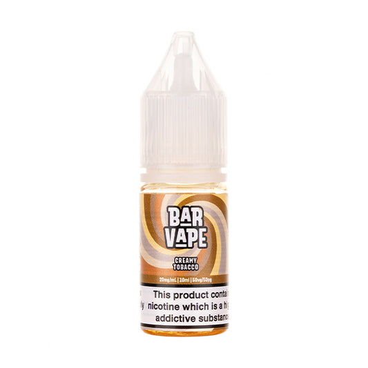 Creamy Tobacco Nic Salt E-Liquid by Bar Vape