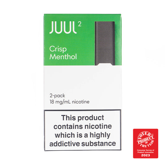 Crisp Menthol 18mg Juul2 Pods