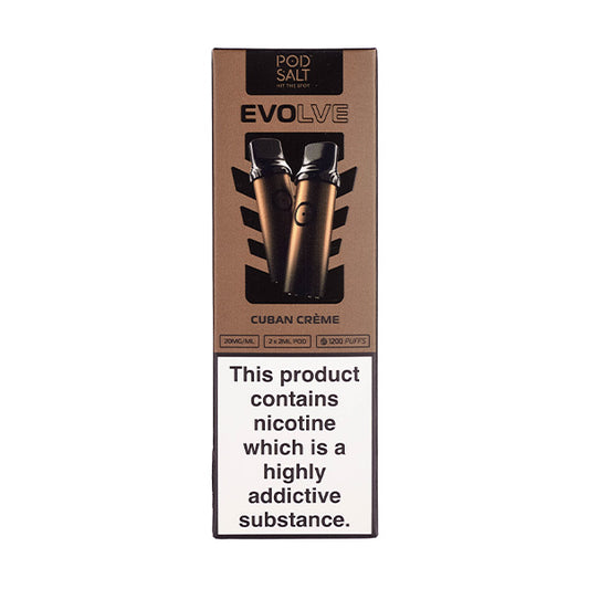 Cuban Creme Evolve Prefilled Pods by Pod Salt