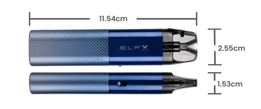 ELFX Pod Kit by Elf Bar - Dimensions