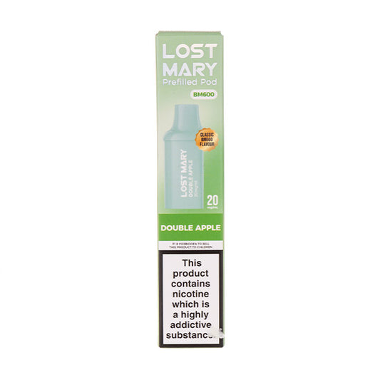 Double Apple BM600 Prefilled Pods by Lost Mary