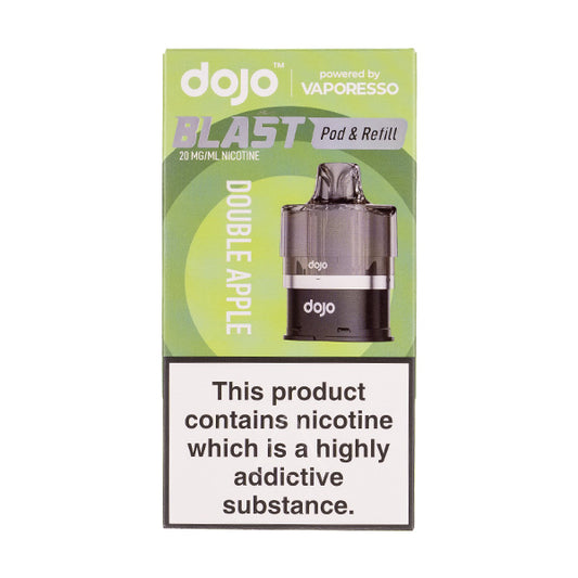 Double Apple Dojo Blast 6000 Prefilled Pod + Refill by Vaporesso