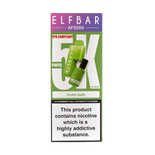 Elf Bar AF5000 Disposable Vape Double Apple