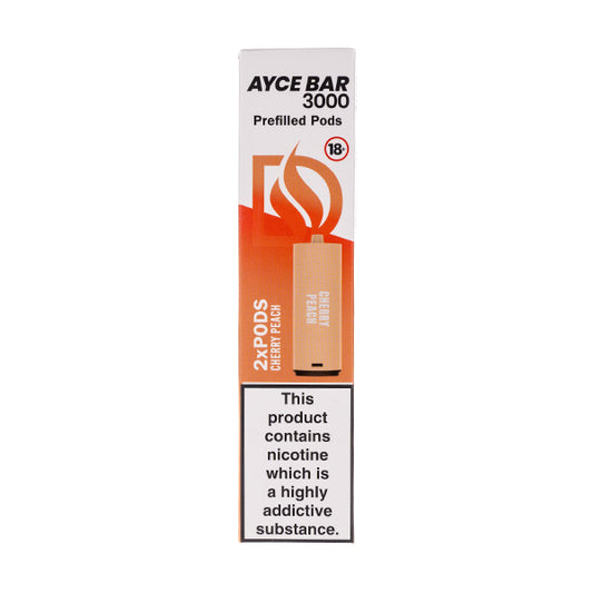 Cherry Peach Ayce 3000 Prefilled Pods by Dovpo