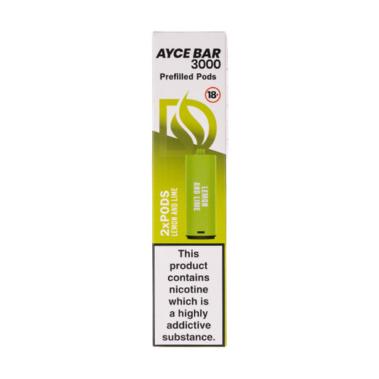 Lemon & Lime Ayce 3000 Prefilled Pods by Dovpo