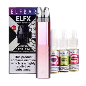 Elf Bar ELFX Pod Kit Bundle - Pink