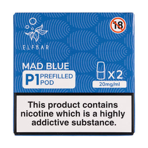 Elf Bar Mate 500 Pre-Filled Pods - Mad Blue