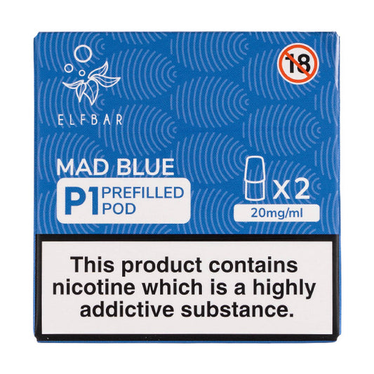 Elf Bar Mate 500 Pre-Filled Pods - Mad Blue