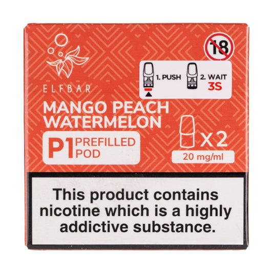 Elf Bar Mate 500 Pre-Filled Pods - Mango Peach Watermelon