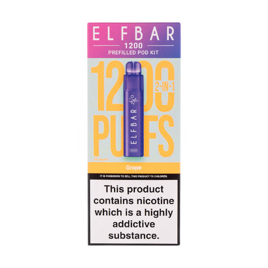 Elf Bar 1200 Pod Kit Grape