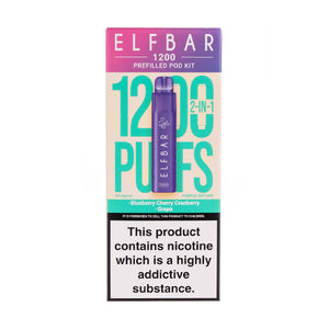 Elf Bar 1200 Pod Kit Purple Edition